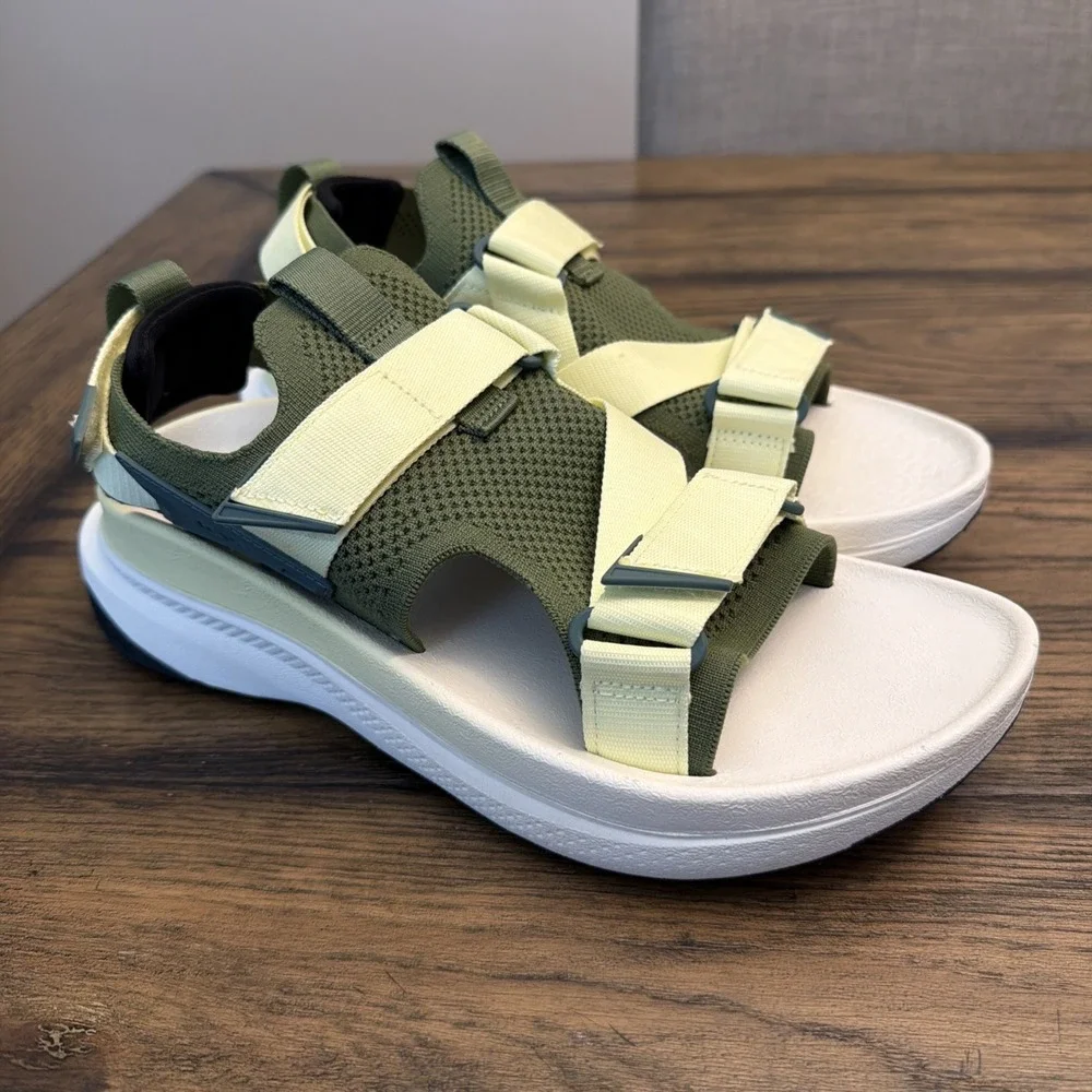 Teva M Aventrail Green Yellow Men Hiking Outdoor Trail Sandal Mens 11 ….G3
